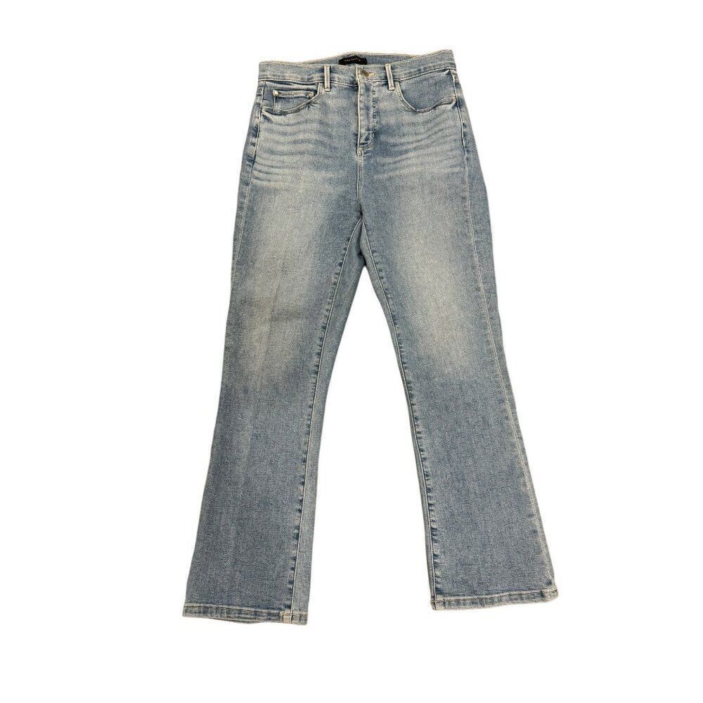 Ann Taylor Kick Crop Light Wash Jeans Sz 4 EUC